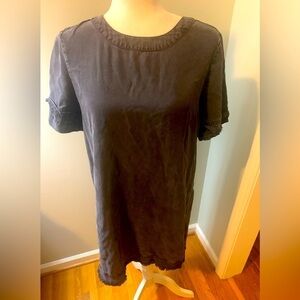 GAP charcoal gray shift dress, size M